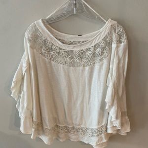 White Free People Top